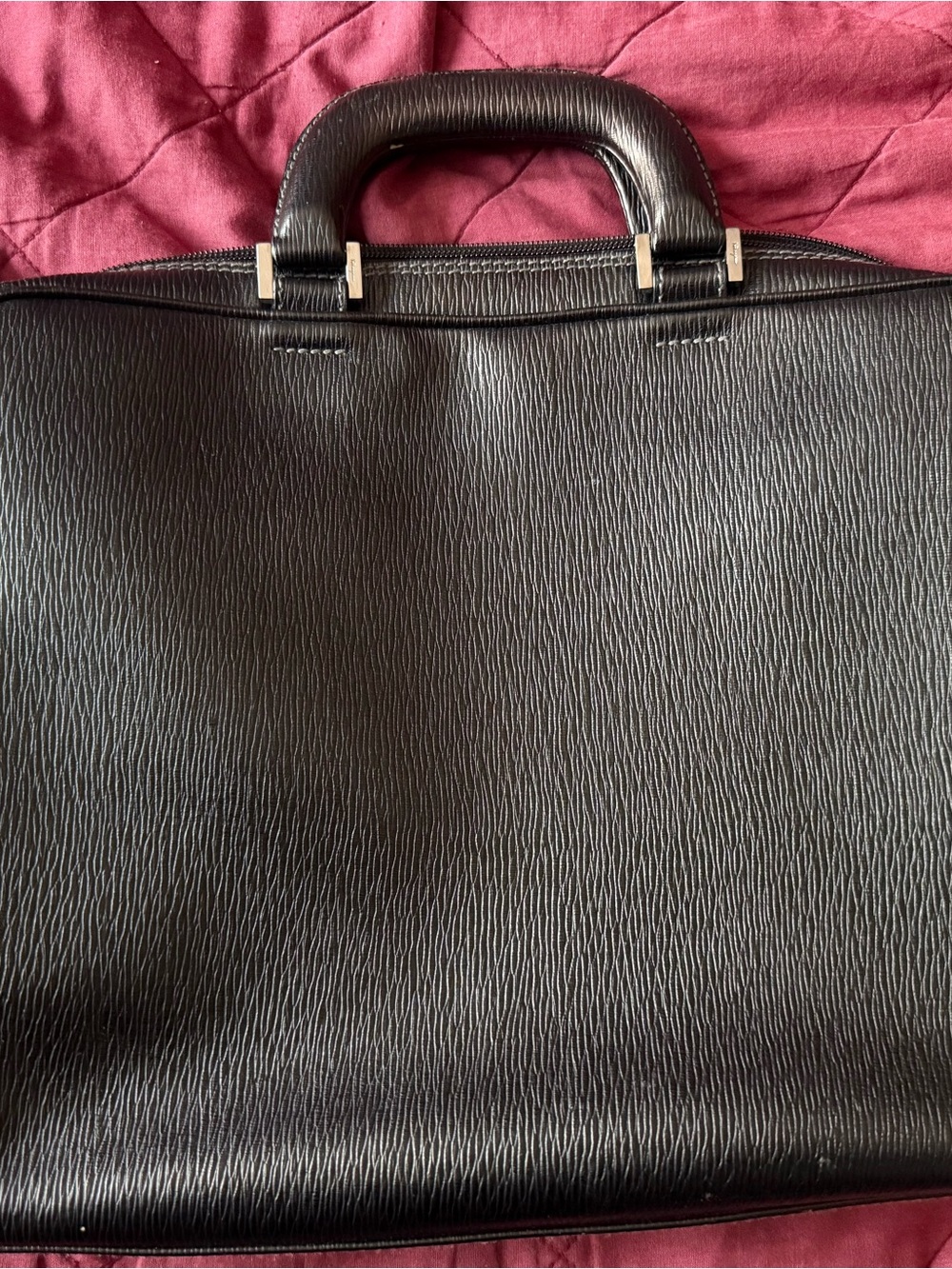 Salvatore Ferragamo CREATIONS Leather Briefcase